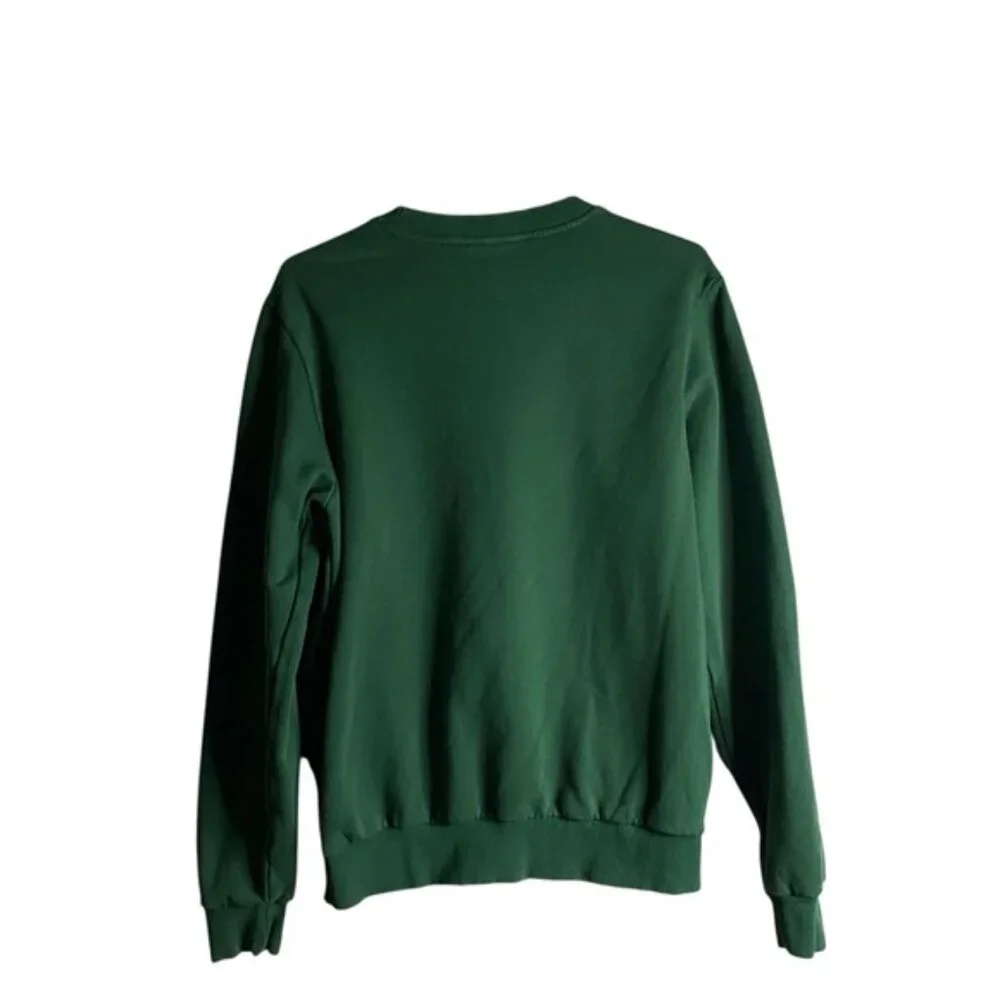 Monat Women's Green Graphic Print Crewneck Sweatshirt - Picture 9 of 9